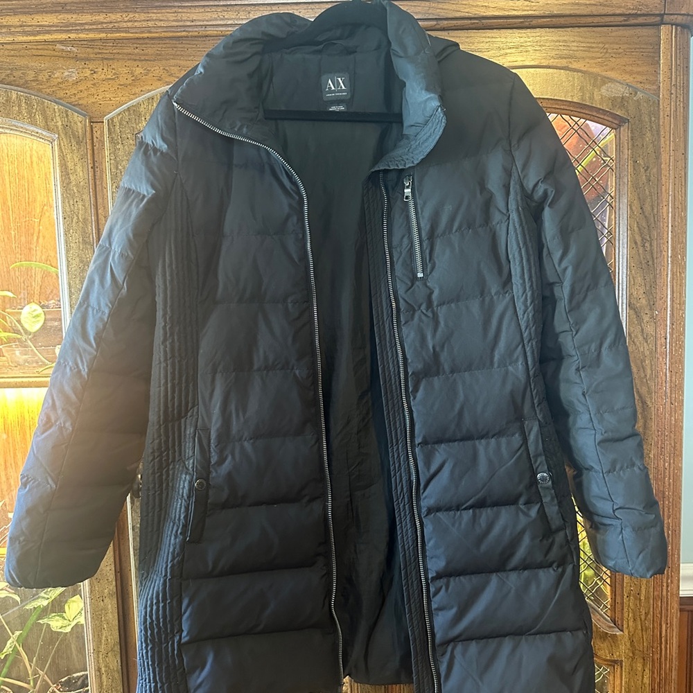 AX Black Puffer Coat Fall 2014 (VERY Well Taken Care Of!)